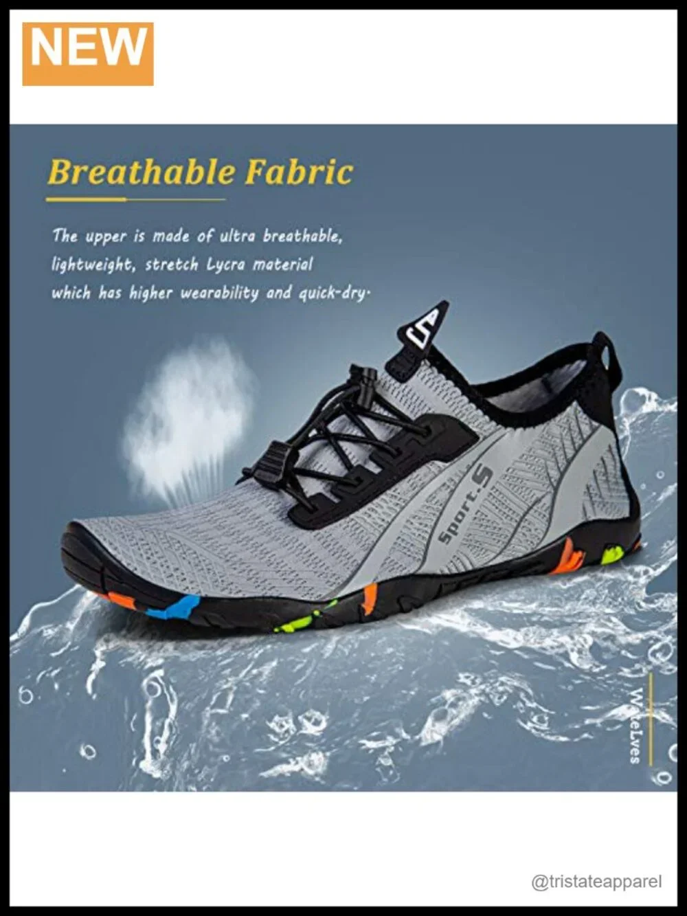 Water Shoes – Quick-Dry Aqua Socks for Surf Yoga Water Aerobics